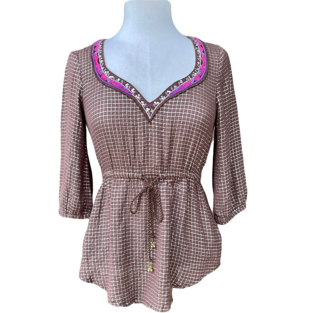 Free People Boho Peasant Top